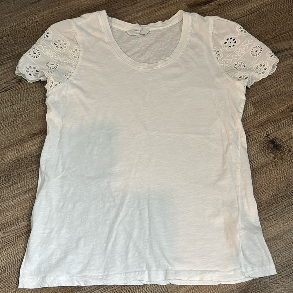 Lucky Brand Tee - Eyelets